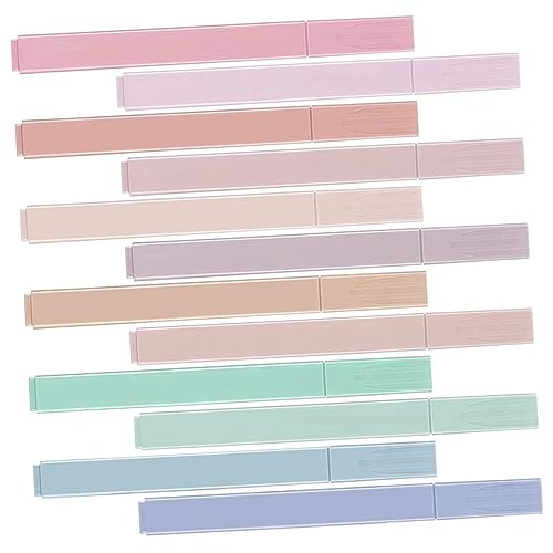 KICHOUSE 12 Stück Textmarker Hoch Schule Expo-marker Markierstift Zum Hervorheben Kleiner Markierungsstift Highlight-stift Tragbarer Markierungsstift Fluoreszierender Stift Plastik von KICHOUSE