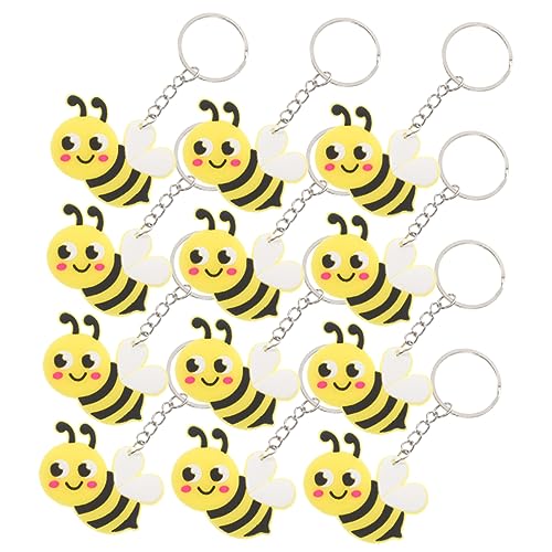 KICHOUSE 12Stücke Cartoon Biene Schlüsselanhänger Aus Niedliche Anhänger Für Taschen Und Schlüssel Vielseitige Für Bienenliebhaber Und Kreative Bastelprojekte KICHOUSE 12Stücke Cartoon Biene Schlüsselanhänger Aus Niedliche Anhänger Für Taschen Und Schlüssel Vielseitige Für Bienenliebhaber Und Kreative Bastelprojekte von KICHOUSE