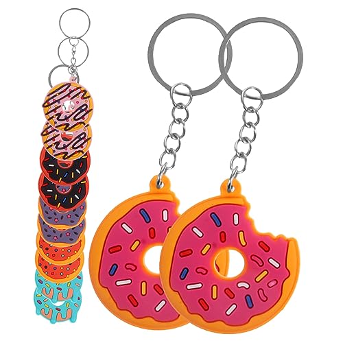KICHOUSE 12Stücke Donut Schlüsselanhänger Niedliche Hängende Ornamente Schlüsselanhänger für Taschen Geburtstagsgeschenke Party Dekoration Langlebig KICHOUSE 12Stücke Donut Schlüsselanhänger Niedliche Hängende Ornamente Schlüsselanhänger für Taschen Geburtstagsgeschenke Party Dekoration Langlebig von KICHOUSE