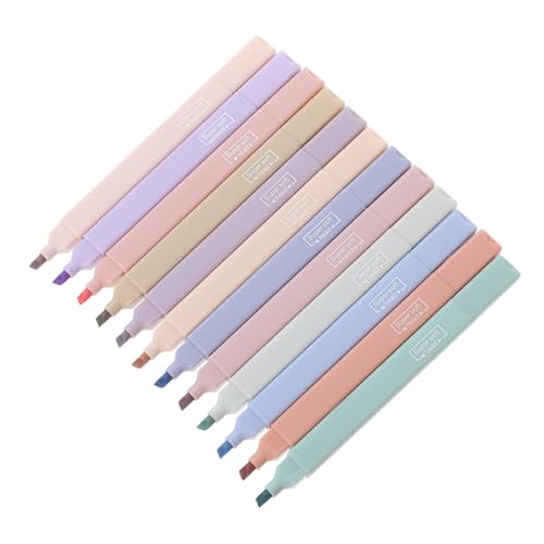 KICHOUSE 12Stücke Doppelköpfige Textmarker Pastellfarben Hochwertige Marker für Büro und Schule Hervorheben von Notizen Dokumenten und Berichten Vielseitig Einsetzbar KICHOUSE 12Stücke Doppelköpfige Textmarker Pastellfarben Hochwertige Marker für Büro und Schule Hervorheben von Notizen Dokumenten und Berichten Vielseitig Einsetzbar von KICHOUSE