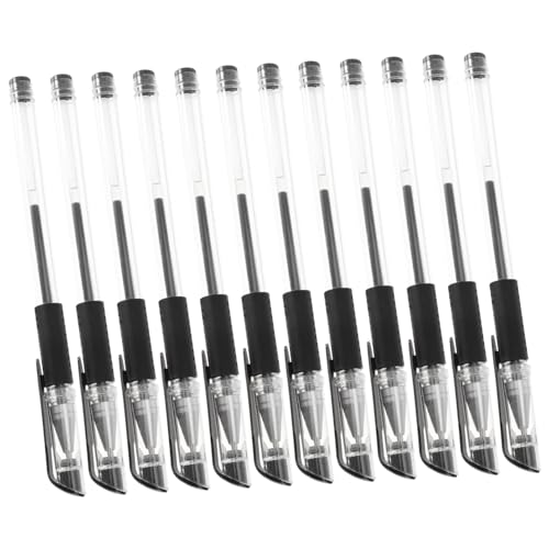 KICHOUSE 12Stücke Gel Kugelschreiber Schwarze Gel Tintenstifte Für Büro Schule Und Schreibwaren Präzise Stifte Für Notizen Und Journaling KICHOUSE 12Stücke Gel Kugelschreiber Schwarze Gel Tintenstifte Für Büro Schule Und Schreibwaren Präzise Stifte Für Notizen Und Journaling von KICHOUSE