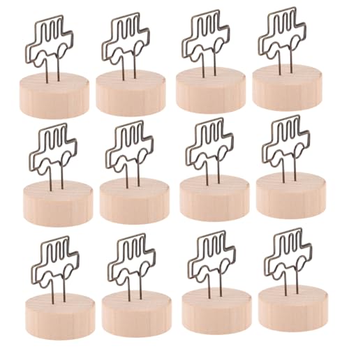 KICHOUSE 12Stücke Memo Clips Cartoon Auto Bilder und Kartenhalter für Hochzeiten Partys und Home Dekoration als oder Tischdekoration von KICHOUSE