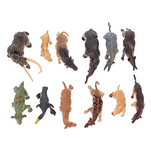 KICHOUSE 12Stücke Teiliges von Realistischen Tiermodellen Tierfiguren für Tischdekoration und Fördert Kreativität und Fantasie Partys und KICHOUSE 12Stücke Teiliges von Realistischen Tiermodellen Tierfiguren für Tischdekoration und Fördert Kreativität und Fantasie Partys und von KICHOUSE