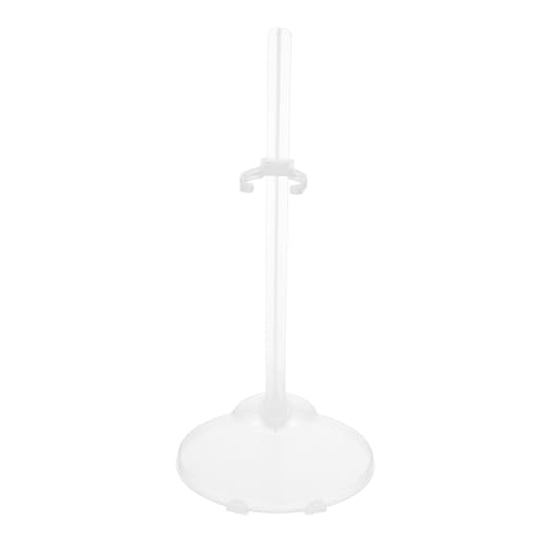 KICHOUSE 12Stücke Verstellbare Puppenständer für Puppen Figuren und Modelle Transparentes Puppenzubehör für Kinderzimmer Regal und Tischplatte Langlebig und Platzsparend von KICHOUSE