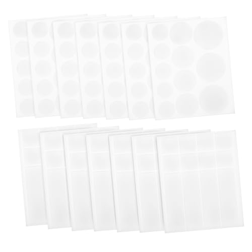 KICHOUSE 14Blätter Doppelseitige Klebepunkte Selbstklebende Runde und Quadratische Klebepunkte für Wand Spurloses Design Robust und Praktisch für Bastelarbeiten und Dekorationen KICHOUSE 14Blätter Doppelseitige Klebepunkte Selbstklebende Runde und Quadratische Klebepunkte für Wand Spurloses Design Robust und Praktisch für Bastelarbeiten und Dekorationen von KICHOUSE