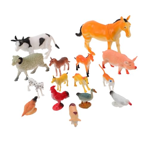 KICHOUSE 14St Tiermodell-Spielzeug Spielzeug für Geflügel auf dem Bauernhof realistisches Tierstall-Spielset Farm Animals Toys tierfiguren Wohnkultur Tiere Tierdekor Foto von KICHOUSE