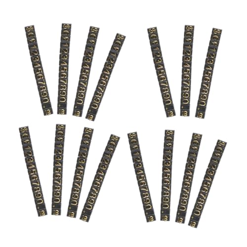 KICHOUSE 15 Saiten Preisschild Tags anzeigen für Weiß Zahlen Würfel Schmuck Tag Halskettenanhänger zum Verkauf von Schmuck Etiketten -Tags Schmuckanhänger zum Verkauf Schmuck-Tags Plastik von KICHOUSE