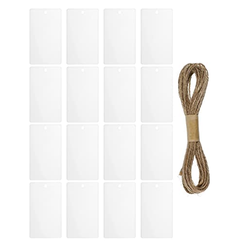 KICHOUSE 16 Stück Tag -Speicherbox Etikett Weiß Schlüssel Stichworte für Körbe Beschriftungen abnehmbar Korb-Tags aufgereihte Markierungsschilder hängende Tags Acryl KICHOUSE 16 Stück Tag -Speicherbox Etikett Weiß Schlüssel Stichworte für Körbe Beschriftungen abnehmbar Korb-Tags aufgereihte Markierungsschilder hängende Tags Acryl von KICHOUSE