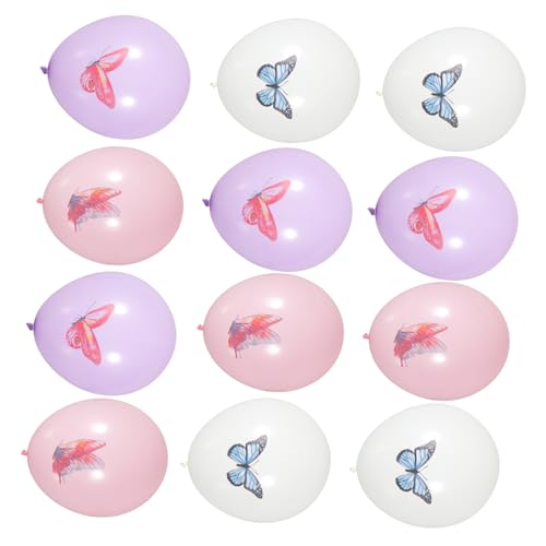 KICHOUSE 18 Stück Latexballons Rosa Party Ö Blau Dekorationsballons Braut Luftballons in Verschiedenen Farben Dekorationen Willkommen Geburtstag Luftballons Fest Emulsion von KICHOUSE