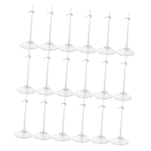 KICHOUSE 18Stücke Teiliges Puppenständer Transparente Display Racks Für Puppen Stabiler Halter Für Kinderzimmer Und Supermarktdekoration Basis KICHOUSE 18Stücke Teiliges Puppenständer Transparente Display Racks Für Puppen Stabiler Halter Für Kinderzimmer Und Supermarktdekoration Basis von KICHOUSE