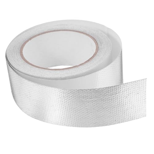 KICHOUSE 1Rolle Hochtemperatur Aluminiumfolie Klebeband Wasserdichtes Reißfestes Isolierband für Elektrische Reparaturen Wärmeisolierung Starke Haftung Langlebig von KICHOUSE