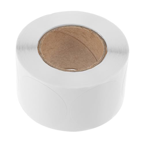 KICHOUSE 1Rolle Leere Selbstklebende Versandetiketten Runde Thermoetiketten für Adressbeschriftung Preisetiketten und Organisation für Etikettendrucker KICHOUSE 1Rolle Leere Selbstklebende Versandetiketten Runde Thermoetiketten für Adressbeschriftung Preisetiketten und Organisation für Etikettendrucker von KICHOUSE