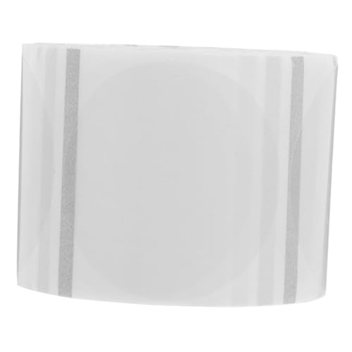 KICHOUSE 1Rolle Runde Thermoaufkleberrolle Wasserfeste Versandetiketten Transparente Thermoetiketten für Drucker für Karton Sicherer Verschluss Langlebig von KICHOUSE
