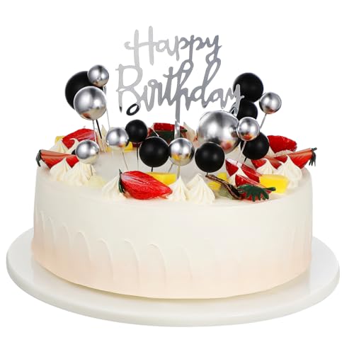 KICHOUSE 1Satz Kuchendekoration Kugeln Teiliges Für Hochzeiten Geburtstagsfeiern Und Besondere Anlässe Stilvolle Tortenverzierung Aus Leichtem Robustem KICHOUSE 1Satz Kuchendekoration Kugeln Teiliges Für Hochzeiten Geburtstagsfeiern Und Besondere Anlässe Stilvolle Tortenverzierung Aus Leichtem Robustem von KICHOUSE