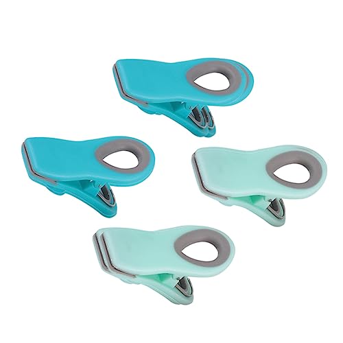 KICHOUSE 1Satz Plastikbeutelklemmen Dauerhafte Feuchtigkeitsdichte und Staubfeste Verschlussclips für Snacks Papiertüten und Plastiktüten Kompakt Aufbewahrung von KICHOUSE