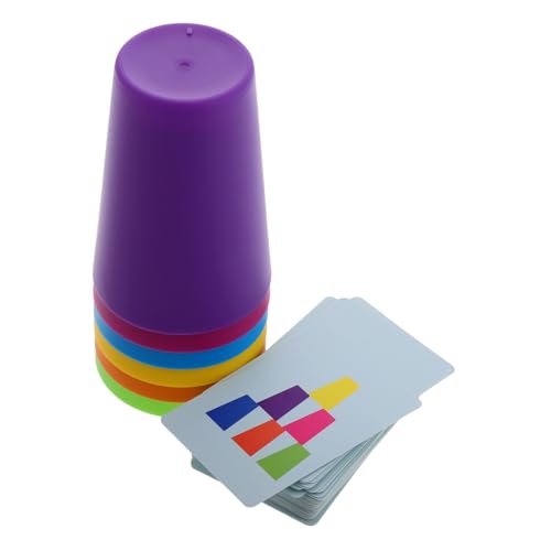 KICHOUSE 1Satz Stacking Cup für Interaktives Konzentrationsspiel für Eltern Junge Mädchen Interaktion Fördert Kognitive Fähigkeiten und Motorik für Outdoor Aktivitäten von KICHOUSE