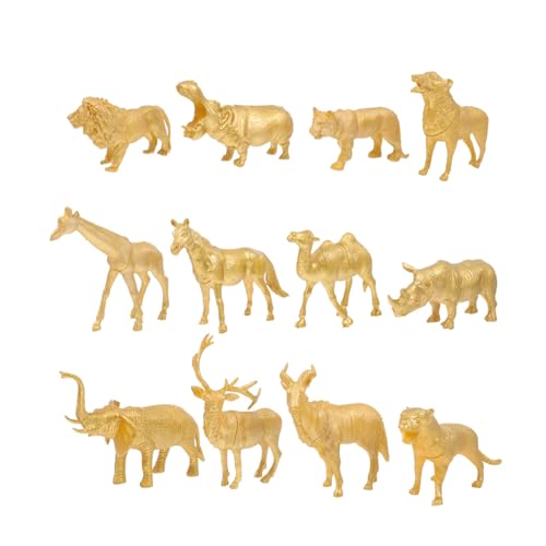 KICHOUSE 1satz Teiliges Goldene Waldtiere Modelle Niedliche Tierfiguren Für Desktop-Dekoration Und Party-Accessoires Ergänzung Landschaften Und Hochzeitsfeiern KICHOUSE 1satz Teiliges Goldene Waldtiere Modelle Niedliche Tierfiguren Für Desktop-Dekoration Und Party-Accessoires Ergänzung Landschaften Und Hochzeitsfeiern von KICHOUSE