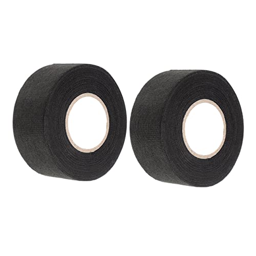 KICHOUSE 2 Rollen Klebeband Für Automobile Drahtband Gewebeband Für Die Automobilindustrie Wickelband Für Webstühle Kabelbaumgewebeband Stoffband Drahtwickelband Filzband Black Grundstoff von KICHOUSE