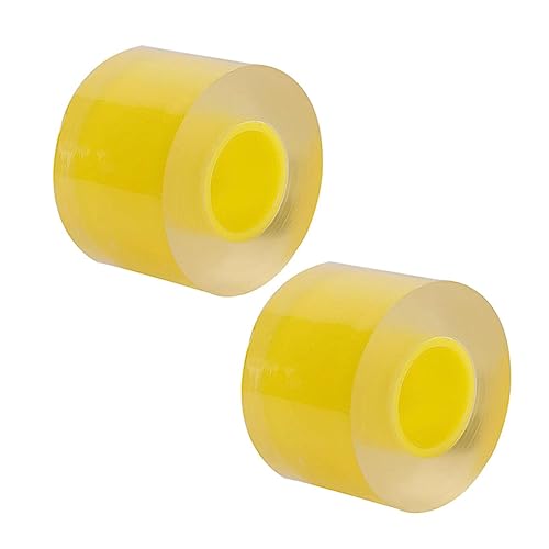 KICHOUSE 2 Rollen Schmuckschutzfilm Schmuckfilmband ansehen Schmuckfolienband Reparaturfilm ansehen Schmuckband Schmuckschutzfolie elektrostatischer Schutzfilm PVC Yellow von KICHOUSE