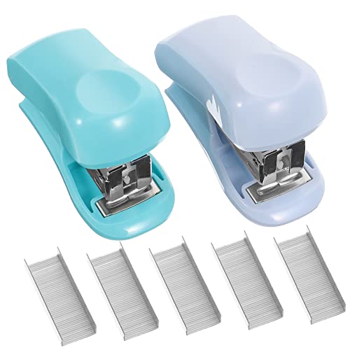 KICHOUSE 2 Sätze Hefter-set Hefter Klassenzimmer Büro Schule Kleiner Hefter Bürowefter Schreibtisch Desktop-büro Desktop-hefter Hefterbüro Das Büro Kompakter Hefter Pp von KICHOUSE