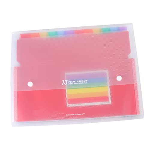KICHOUSE 2 Schüler Zubehör Dateiorganisator FlashCard Erweiterbare Dateiordner Veranstalter Inhaber Tür aktentaschen gestängetasche organisation mehrschichtiger Ordner Ordnertasche Colorful von KICHOUSE