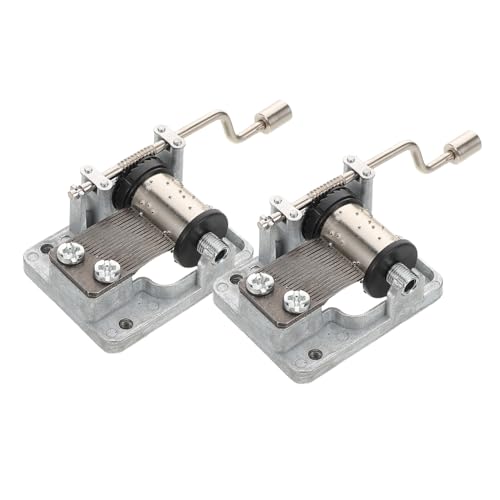 KICHOUSE 2 Stück DIY-spieluhr: Mechanismus Mit Handkurbel Und Acht-ton-uhrwerk, Ideal Für Bastelprojekte, Spieluhren Und Geschenkherstellung KICHOUSE 2 Stück DIY-spieluhr: Mechanismus Mit Handkurbel Und Acht-ton-uhrwerk, Ideal Für Bastelprojekte, Spieluhren Und Geschenkherstellung von KICHOUSE