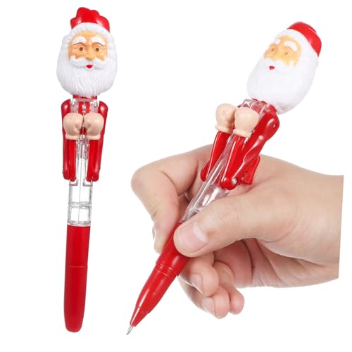KICHOUSE 2 Stück Kreative Weihnachts Kugelschreiber Santa Claus Stifte Stressabbau für Weihnachtsfeiern Bunte Tintenroller für und Bastelprojekte Zufällige Farbe Zufällige Farbe KICHOUSE 2 Stück Kreative Weihnachts Kugelschreiber Santa Claus Stifte Stressabbau für Weihnachtsfeiern Bunte Tintenroller für und Bastelprojekte Zufällige Farbe Zufällige Farbe von KICHOUSE