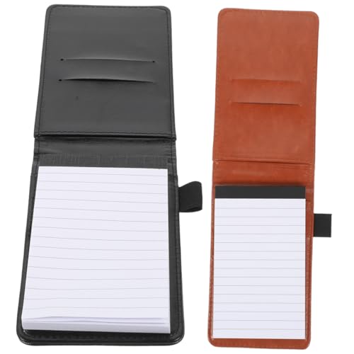 KICHOUSE 2 Stück Notizbücher mit Ledercover Notizblöcke für Studenten Büro und Konferenzen für Notizen und Tägliche Planung KICHOUSE 2 Stück Notizbücher mit Ledercover Notizblöcke für Studenten Büro und Konferenzen für Notizen und Tägliche Planung von KICHOUSE