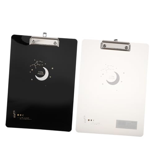 KICHOUSE 2 Stück Ordner Pad Klemmbrett Organizer Kleine Dokument Organizer Binder Dateihalter Clips A4 Clipboard A4 Klemmbrett Schreibtafel Zeichnung Schreibblock Pp Zufällige Farbe von KICHOUSE