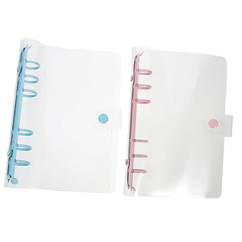 KICHOUSE 2 Stück Ordner Teiliges Reusable Notebook Shell und Kirschblüte Binder für Haushalt Praktischer Dokumentenorganizer mit Feiner Verarbeitung und Textur von KICHOUSE