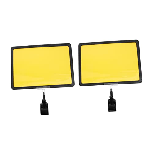 KICHOUSE 2 Stück Preisetikettenhalter mit Clips Drehbare Halterung Wiederverwendbare Etikettenhalter für Supermarkt Geeignet für Platten Material KICHOUSE 2 Stück Preisetikettenhalter mit Clips Drehbare Halterung Wiederverwendbare Etikettenhalter für Supermarkt Geeignet für Platten Material von KICHOUSE