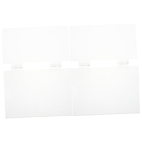 KICHOUSE 2 Stück Regal Preisschild Halter für Supermärkte Transparent Etikettenhalter für Preisdisplay Wiederverwendbare Preisschildständer für Geschäfte und Veranstaltungen von KICHOUSE