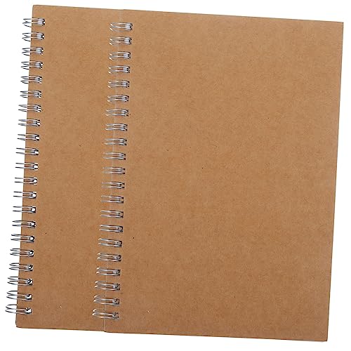 KICHOUSE 2 Stück Spiralbuch Tagesplaner Spiralplaner Studentenplaner Praktische Notizblöcke Schulbedarf Tagesplaner Tagesplaner Das Notizbuchbuch Tägliche Zeit Notizblock Papier von KICHOUSE