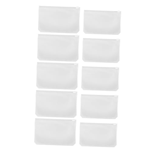 KICHOUSE 20 Stück Inscubertasche Für Visitenkartendateien Klare Reißverschlussbeutel A5 Reißverschlusstasche Aktentaschen Aufbewahrungstaschen Dokument Organizer Ordner Pvc von KICHOUSE