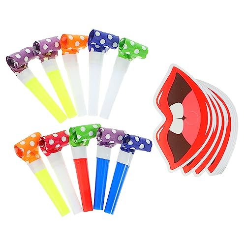 KICHOUSE 20 Stück Lustige Partytröten für Silvester und Feste Blasgeräusche für Kindergeburtstage Hochzeiten und Feiertagsfeiern Sicheres Material Perfektes Mitgebsel für Anlässe KICHOUSE 20 Stück Lustige Partytröten für Silvester und Feste Blasgeräusche für Kindergeburtstage Hochzeiten und Feiertagsfeiern Sicheres Material Perfektes Mitgebsel für Anlässe von KICHOUSE
