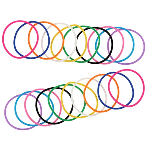 KICHOUSE 20 Stück Silikon Armbänder Dehnbar Elastische Handgelenkarmbänder für Partys Festivals Hochzeiten und Mehr Vielseitige Verwendung Haargummis oder Armreifen KICHOUSE 20 Stück Silikon Armbänder Dehnbar Elastische Handgelenkarmbänder für Partys Festivals Hochzeiten und Mehr Vielseitige Verwendung Haargummis oder Armreifen von KICHOUSE