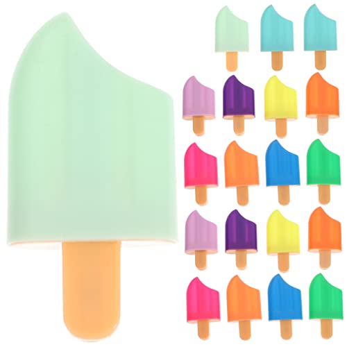 KICHOUSE 20 Stück farbiger Highlighter stifte buntstifte für für schulanfänger marker pen schulzeug sortiert lustiger Stift kreative Markierungen bunte Macher Plastik von KICHOUSE