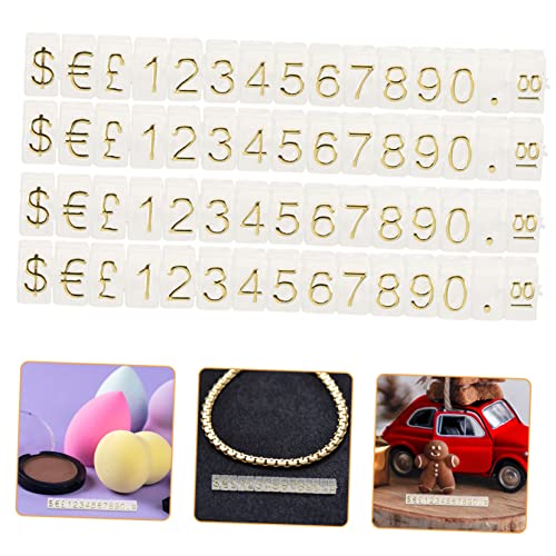 KICHOUSE 20 Stück schild Gold Etiketten geschlitzt für Stand Preisschildständer Preisanzeige Nummer Preisanzeigewürfel Cube -Anzeigepreis Würfelständer Plastik KICHOUSE 20 Stück schild Gold Etiketten geschlitzt für Stand Preisschildständer Preisanzeige Nummer Preisanzeigewürfel Cube -Anzeigepreis Würfelständer Plastik von KICHOUSE