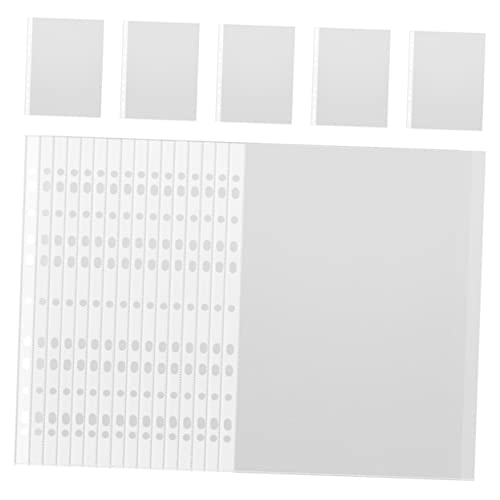 KICHOUSE 200 Stück A4 Aktentaschen Stapelbare Papieraktenordner Transparente Ordner Für Dokumente Ordnertaschen Aufbewahrungstaschen Für Ordner 2 Löcher Taschen Für Lose Blätter KICHOUSE 200 Stück A4 Aktentaschen Stapelbare Papieraktenordner Transparente Ordner Für Dokumente Ordnertaschen Aufbewahrungstaschen Für Ordner 2 Löcher Taschen Für Lose Blätter von KICHOUSE