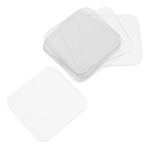 KICHOUSE 20Stücke Doppelseitige Klebefixierer Hochviskoses Transparentes Klebeband für Spurlosen Einsatz für Zuhause und Büro Ablösbar und Rückstandsfrei von KICHOUSE