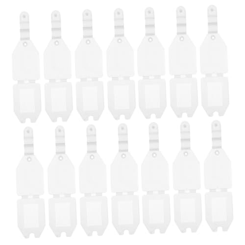 KICHOUSE 20Stücke Transparente Schilderhalter Preisschildständer für Supermarkt Regale Etikettenhalter für Drahtregale Multifunktionale Preisdisplay Einfach zu Bedienen KICHOUSE 20Stücke Transparente Schilderhalter Preisschildständer für Supermarkt Regale Etikettenhalter für Drahtregale Multifunktionale Preisdisplay Einfach zu Bedienen von KICHOUSE