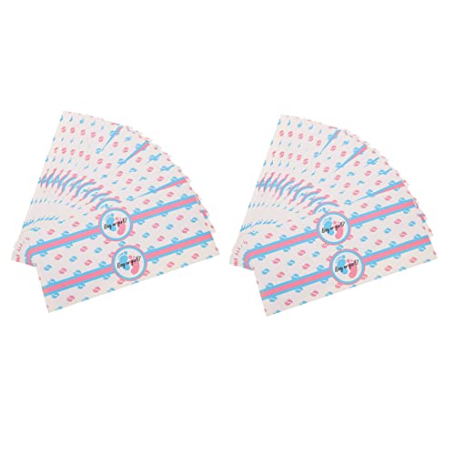 KICHOUSE 24 Stück Wasserflaschenaufkleber Für Jungen Wasserflaschenaufkleber Für Mädchen Babyparty Dekorationen Geschlechtsspezifische Wasserflaschenetiketten Klebeaufkleber Für von KICHOUSE