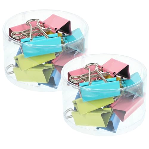 KICHOUSE 24Stücke Große Büroklammern Farbige Heftklammern für Dokumente Praktische Binder Clips für Schule und Büro Stabile Aktenklammern für Organisation und Aufbewahrung KICHOUSE 24Stücke Große Büroklammern Farbige Heftklammern für Dokumente Praktische Binder Clips für Schule und Büro Stabile Aktenklammern für Organisation und Aufbewahrung von KICHOUSE