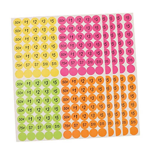 KICHOUSE 25 Blatt Preisaufkleber preisschild etikettenpapier markerpapier Markierungspapier Flohmarkt selbstklebendes Etikett preisgünstige Abziehbilder Preismarkierungsetikett KICHOUSE 25 Blatt Preisaufkleber preisschild etikettenpapier markerpapier Markierungspapier Flohmarkt selbstklebendes Etikett preisgünstige Abziehbilder Preismarkierungsetikett von KICHOUSE