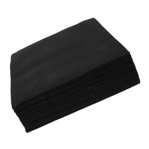 KICHOUSE 25Stücke Schwarze Einweg Papierservietten für Partys Hochzeiten und Feiertage Hochwertige und Dicke Servietten zu Verwenden und Hautfreundlich Verschiedene von KICHOUSE