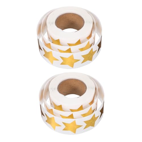 KICHOUSE 2Rollen Selbstklebende Aufkleber pro für Sicher und Dekorativ als Belohnungsaufkleber und Geschenkverpackung KICHOUSE 2Rollen Selbstklebende Aufkleber pro für Sicher und Dekorativ als Belohnungsaufkleber und Geschenkverpackung von KICHOUSE