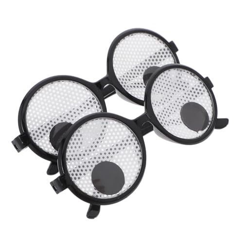 KICHOUSE 2Stücke Knopfbrille mit Rotierenden Augäpfeln Lustige Clown Requisiten für Partys Hochzeiten Geburtstagsfeiern Witzige Kostümbrille für Fotos Skurrilen Spaß von KICHOUSE