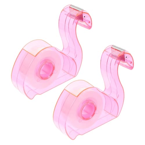 KICHOUSE 2stücke Klebebandspender Praktischer Und Tragbarer Tape Dispenser Für Schreibtisch Multifunktionales Design Mit Integriertem Klebeband Für Büro Und Zuhause von KICHOUSE
