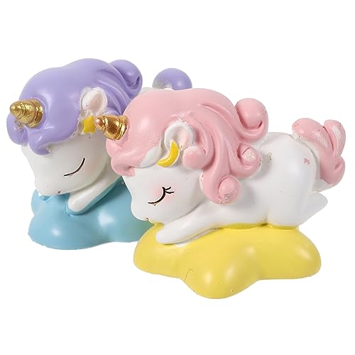KICHOUSE 2stücke Mini Unicorn Statue Deko Widerstandsfähiger Einhorn Ornament Für Schreibtisch Für Zauberhafte Party-Dekoration KICHOUSE 2stücke Mini Unicorn Statue Deko Widerstandsfähiger Einhorn Ornament Für Schreibtisch Für Zauberhafte Party-Dekoration von KICHOUSE