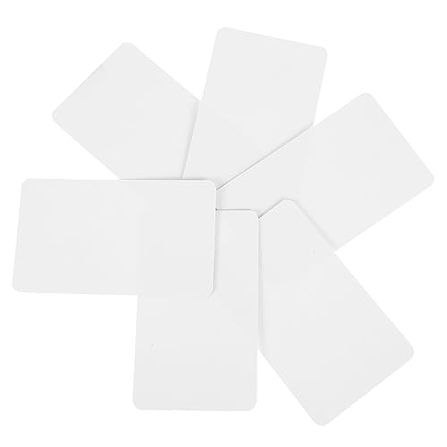 KICHOUSE 3 Boxen leere Karte Wort farbige Karteikarten mehrfarbig Notizen Notizkarten mit Ring FlashCard visitenkarten kompakte Notizkarten Mini-Blankokarten Kraftkarte Weiß von KICHOUSE
